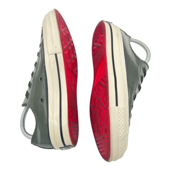 Converse Chuck 70 Green Patent Leather Ox Sneakers Women’s 7 Men 5 Unisex - Picture 6 of 11